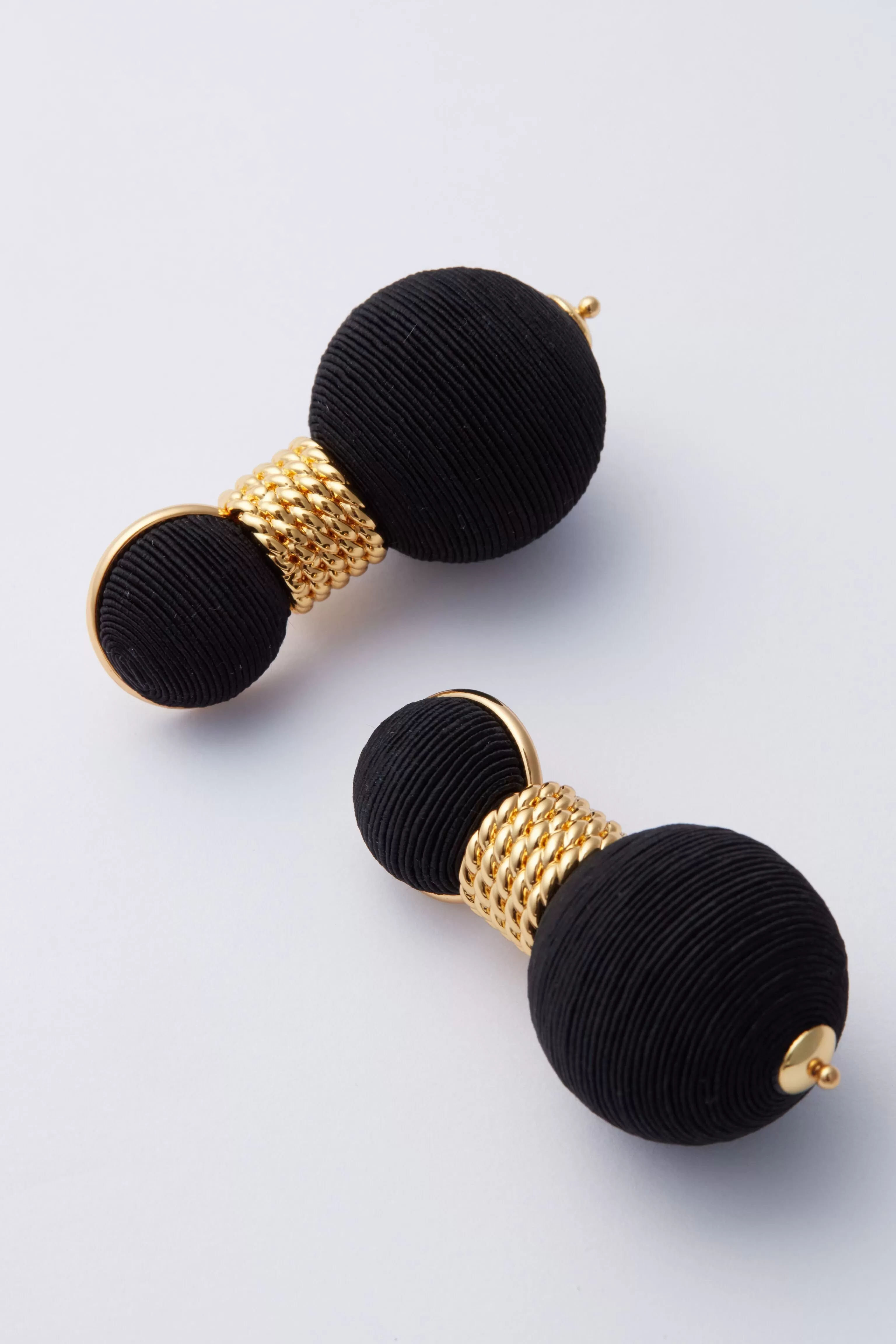 Black Silk Geneva Earrings