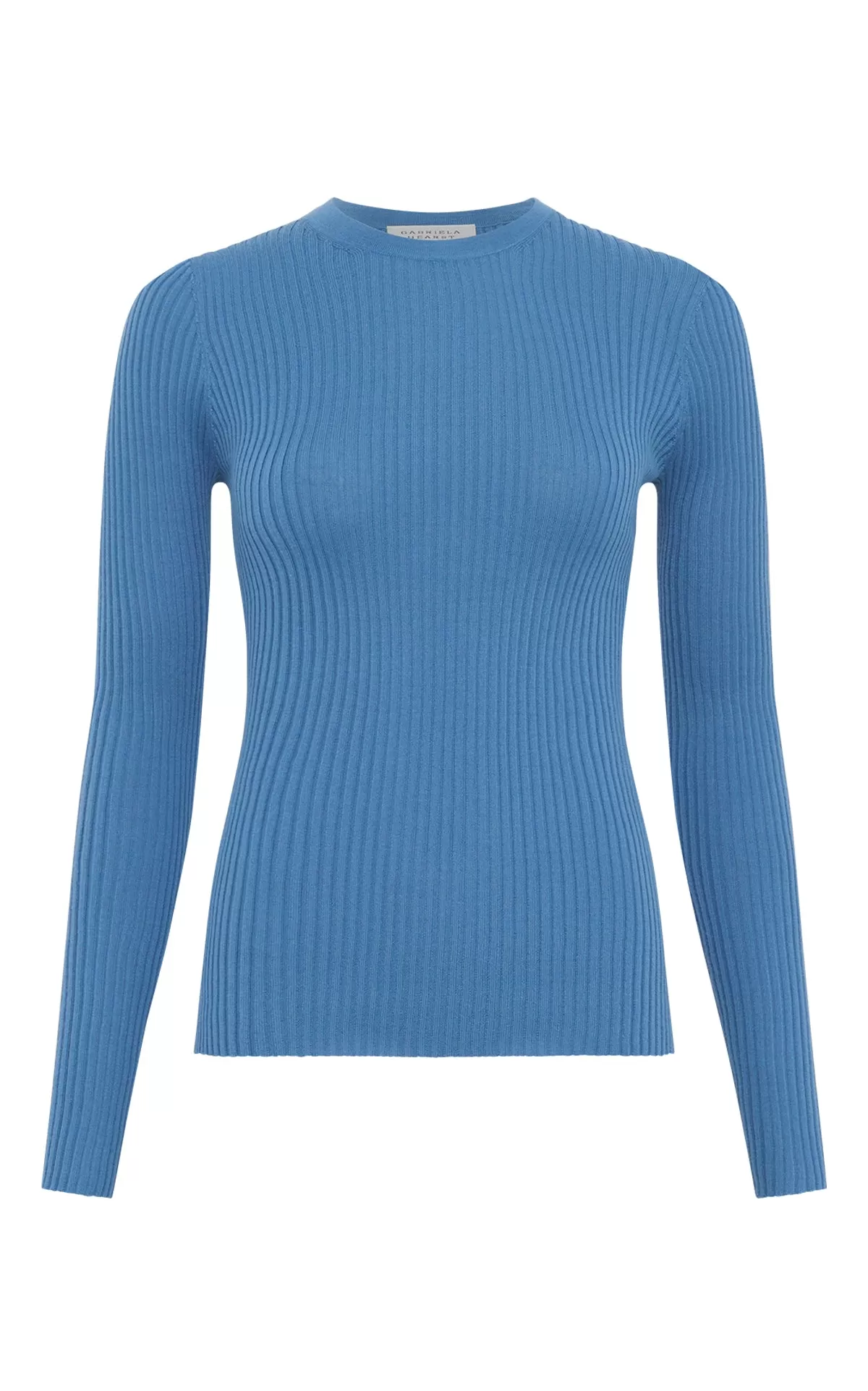 Browning Knit Sweater in Sky Cashmere Silk