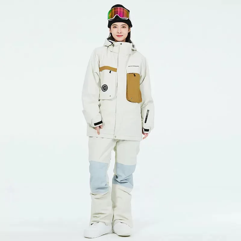 Female Outdoor Ski & Snowboard Jacket & Overalls