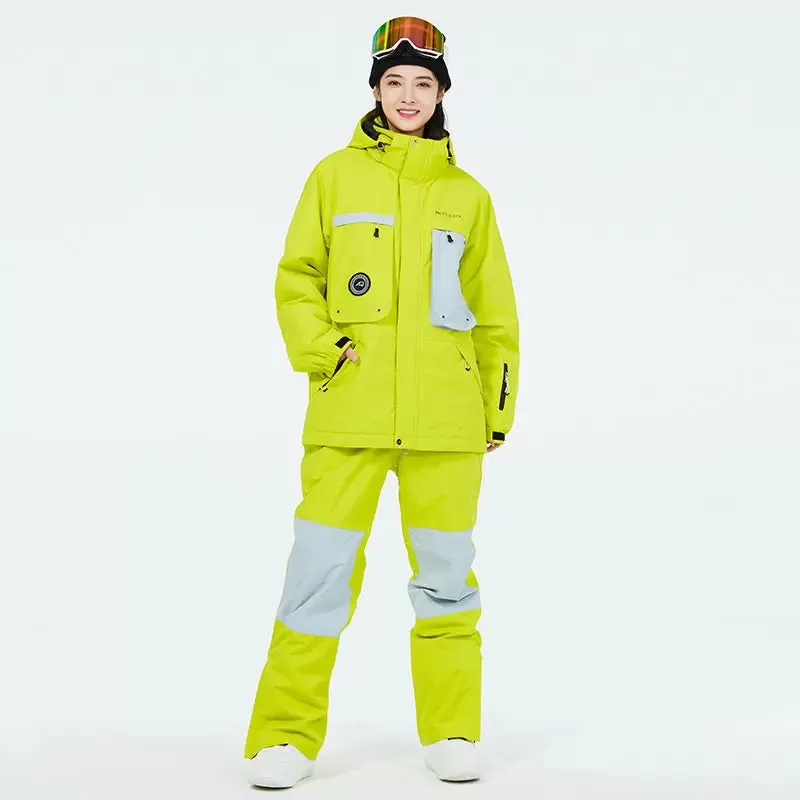 Female Outdoor Ski & Snowboard Jacket & Overalls