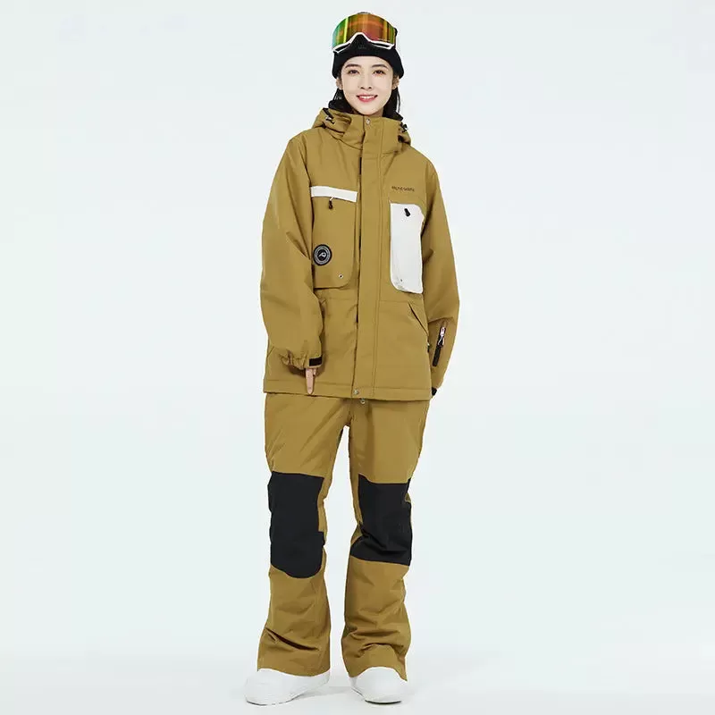 Female Outdoor Ski & Snowboard Jacket & Overalls