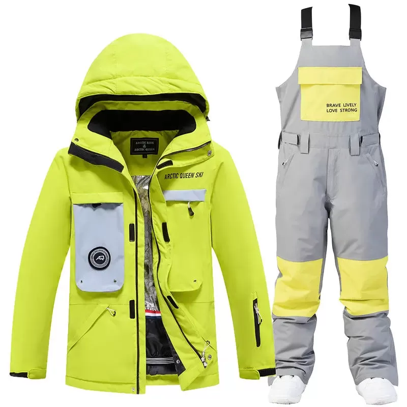 Female Outdoor Ski & Snowboard Jacket & Overalls