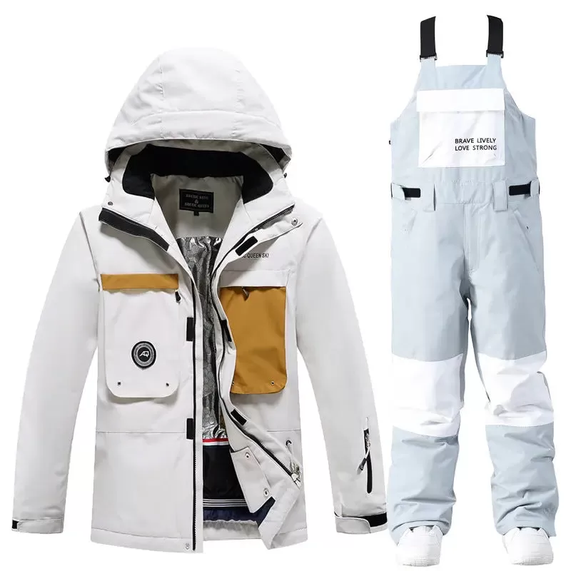 Female Outdoor Ski & Snowboard Jacket & Overalls