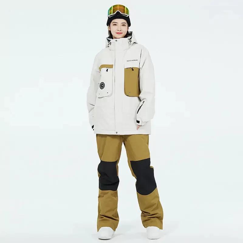 Female Outdoor Ski & Snowboard Jacket & Overalls