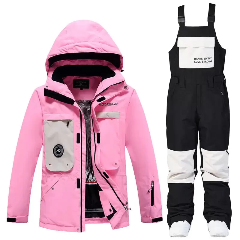 Female Outdoor Ski & Snowboard Jacket & Overalls