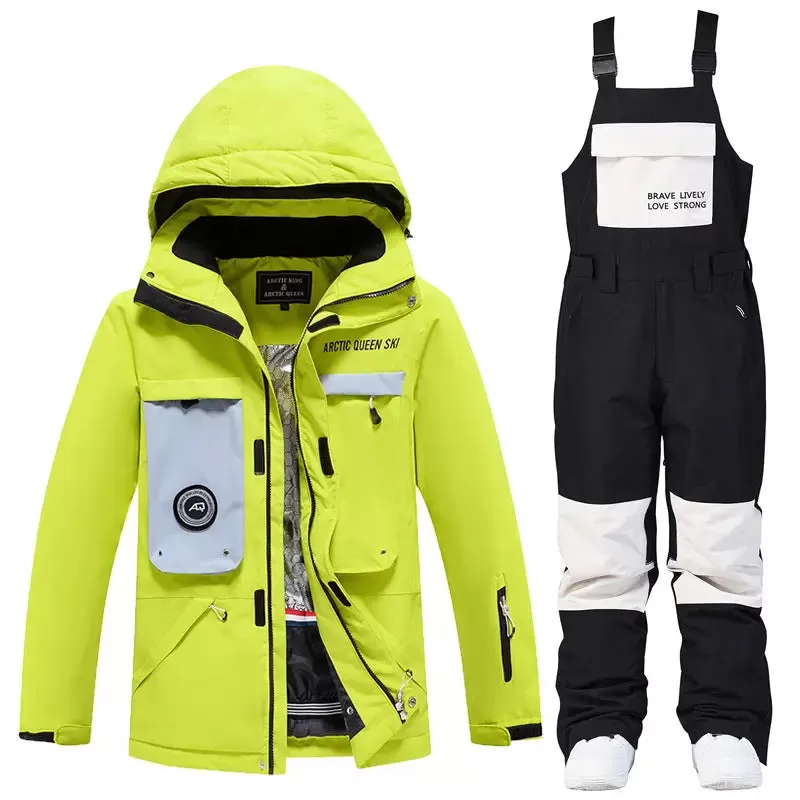 Female Outdoor Ski & Snowboard Jacket & Overalls