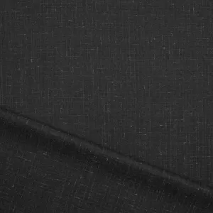 Hug0 Boss crosshatch wool blend woven suiting - black/ash