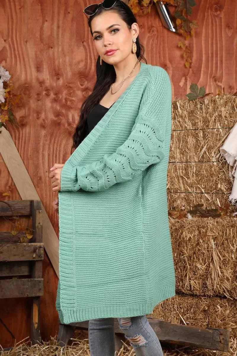 LONG KNIT CARDIGAN