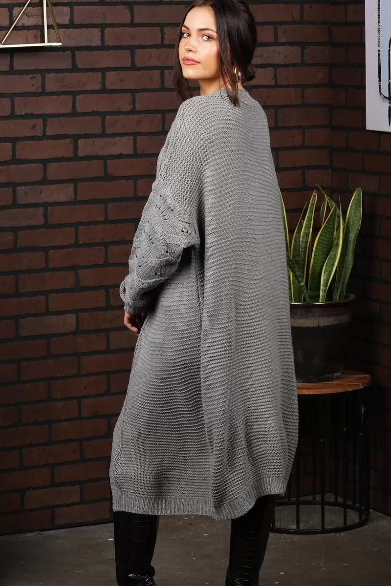 LONG KNIT CARDIGAN