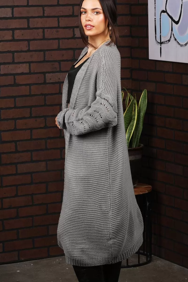 LONG KNIT CARDIGAN