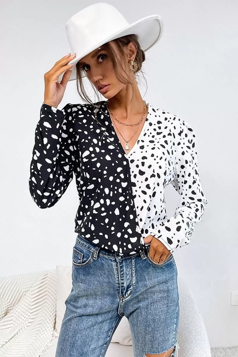 LOOSE LONG SLEEVE BLOUSE