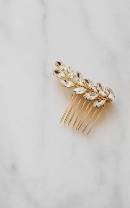 Luna   Stone - Wynn Hair Comb