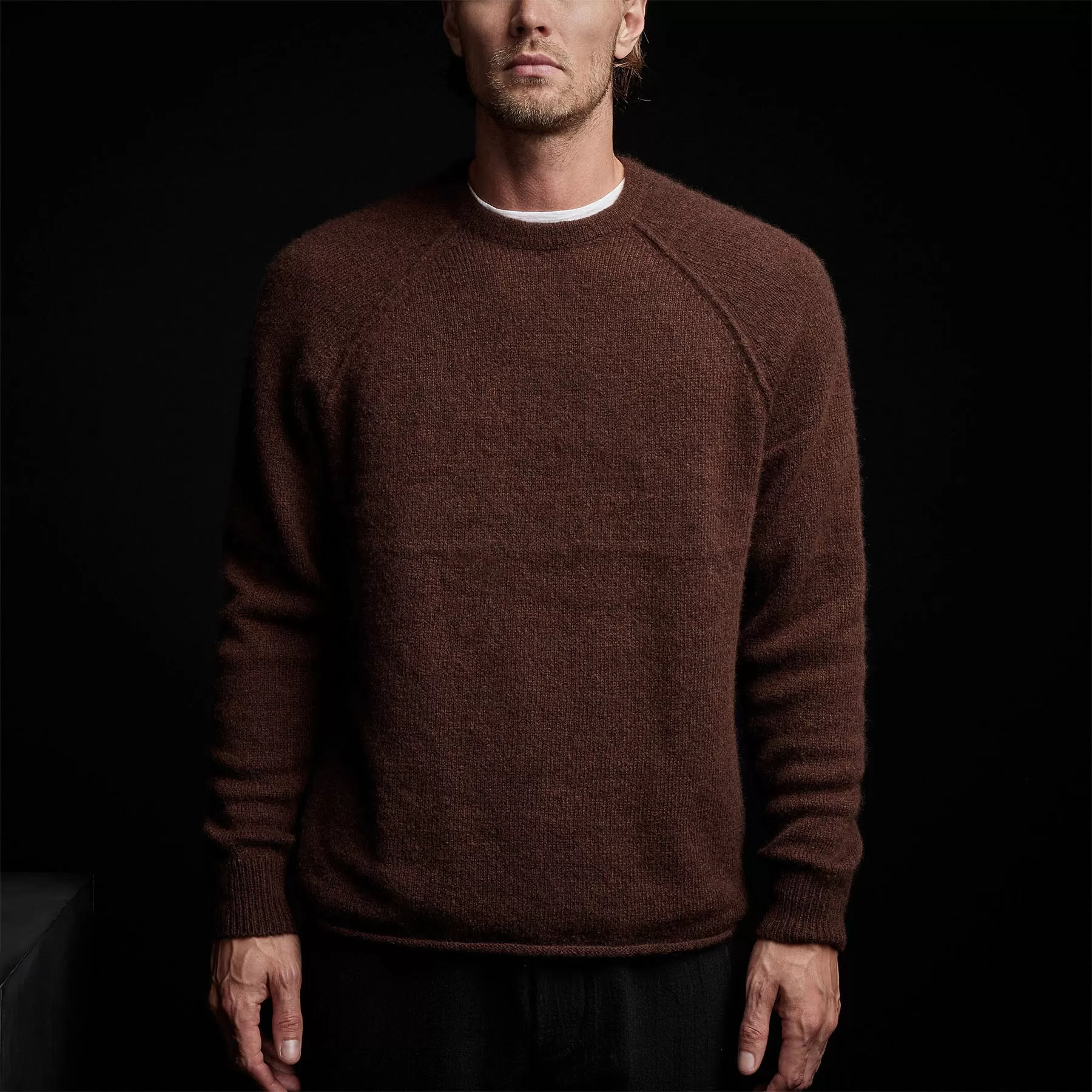 Mid Gauge Cashmere Sweatshirt - Americano