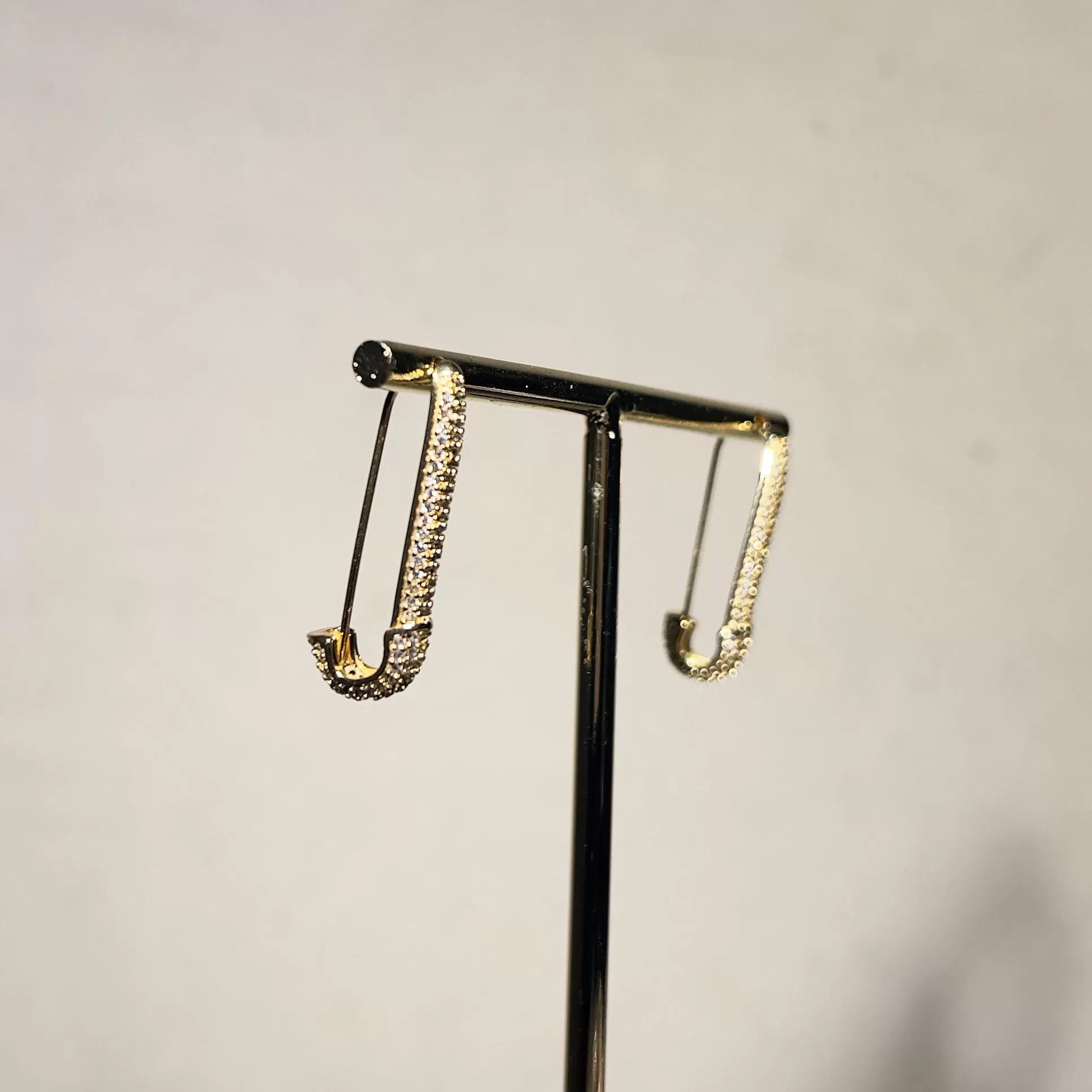 Paperclip earrings