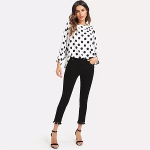 POLKA DOT PARTY TIME BLOUSE