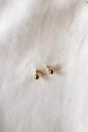 Simple Gold Ball Earrings