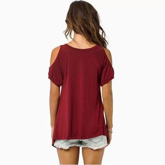 THE COLD SHOULDER TEE