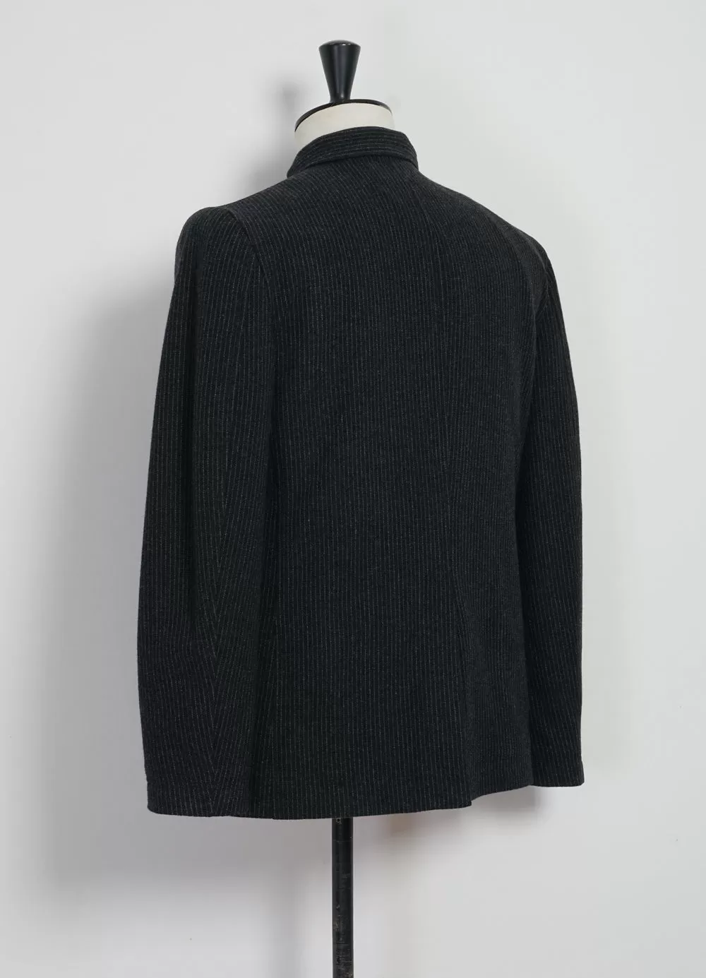 VINCENT | Casual Blazer Jacket | Black Wool Pin