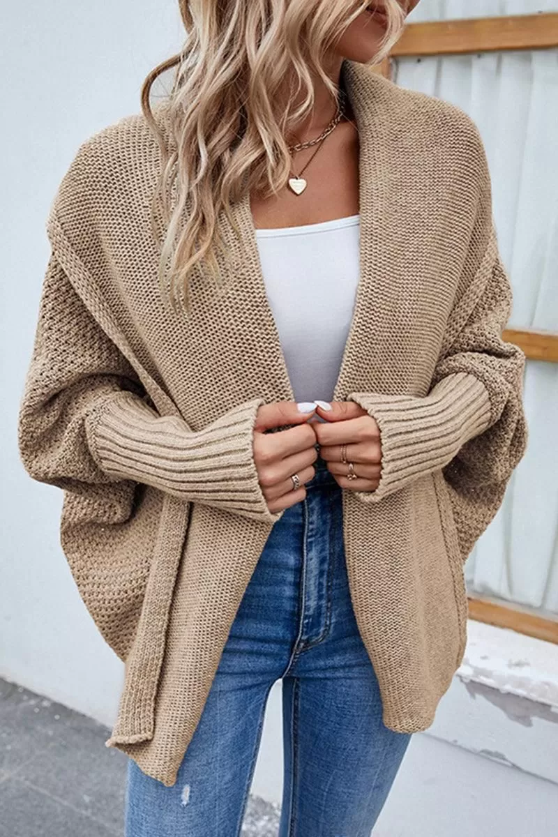 WOMENS OPEN FRONT SHAWL CARDIGAN