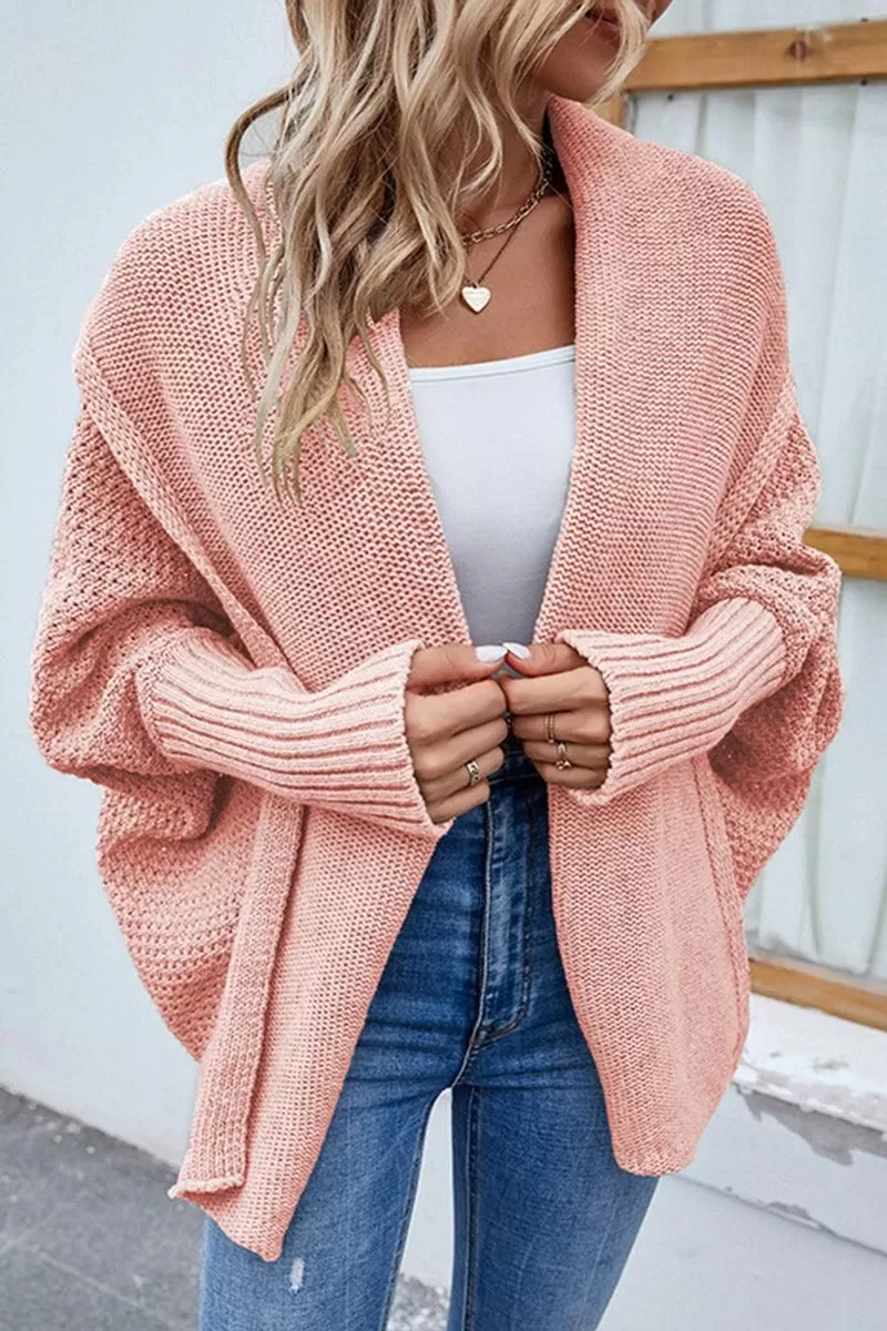 WOMENS OPEN FRONT SHAWL CARDIGAN