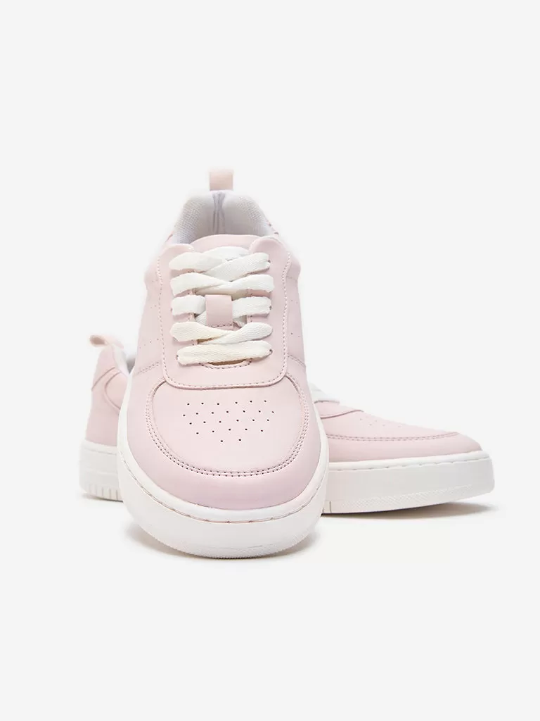 Yellow Light Pink Chunky Sneakers